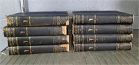 Set Of 8 Early 1900's Beacon Lights History Books