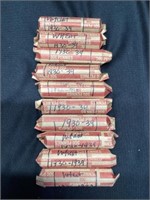 10 Rolls Wheat Cents (All Before 1940)