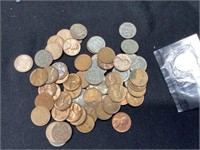 Bag of Wheat pennies Lots of 1943 Steel Cents