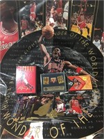 1996 Michael Jordan Upper Deck jumbo cards w/ misc