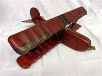 Large Wooden Handcrafted War Plane