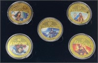 Superman , Batman, Flash DC Coins