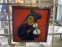 Violin Tile Art