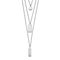 Sterling Silver Multi-Layer Necklace