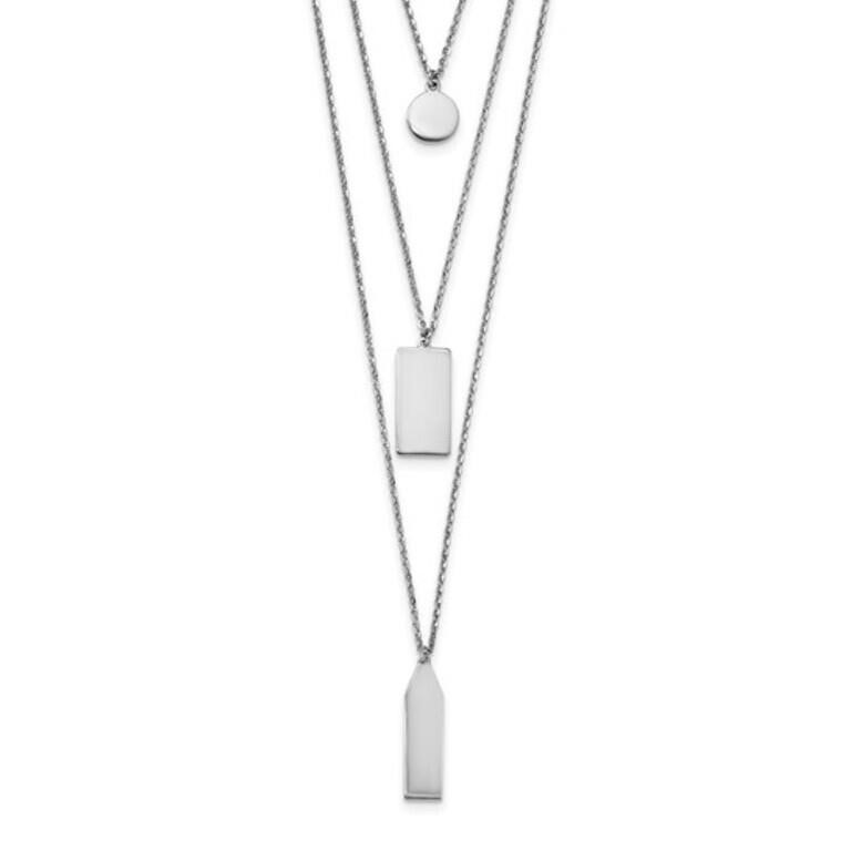 Sterling Silver Multi-Layer Necklace