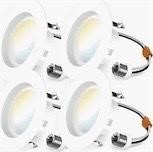 Feit 75W 5-CCT LED Recessed Downlight  4 Pack
