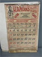 Ramon’s Brownie Advertising Calendar 1931