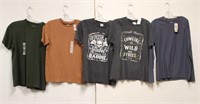 Lot of 5 Mens Assorted Shirts Sz S