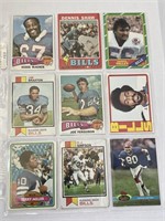 Collection of (36) Buffalo Bills Football