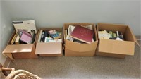 4 BOXES MISC BOOKS