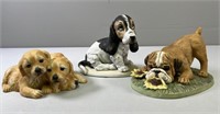 1980's Homco Porcelain Puppies