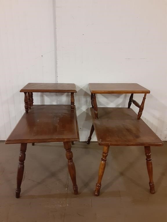 End Tables 15"x24" and 22" tall