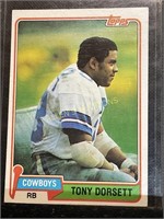 TONY DORSETT 1981 TOPPS