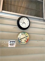 Clock And Thermometer (Carport)