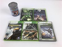 5 jeux Xbox 360 dont Blue Dragon, H.A.W.X2