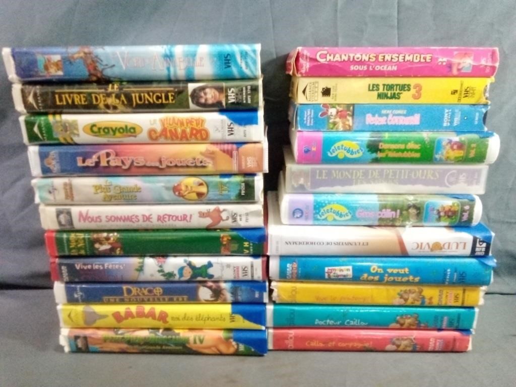 Variety of Childrens VHS Tapes