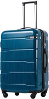 Coolife Suitcase  TSA Lock  28in  Blue.