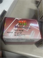 BOX HORNADY .223 REM AMMO