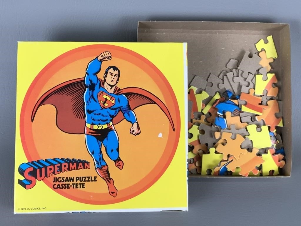 Vintage APC Superman Jigsaw Puzzle