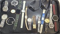 TRAY OF MISC. WATCHES