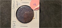 1887 Large Cent--f