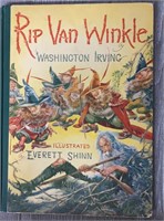 1939 RIP Van Winkle by Washington Irving Book