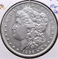 1896 O MORGAN DOLLAR AU