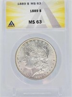 1889 Morgan Dollar MS 63