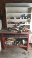 Metal Craftsman Shop Bench, Shelf & Shop