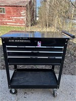 US General 30" 4 Drawer Tech Cart with Key