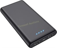 Portable Charger Power Bank 25800mAh Black