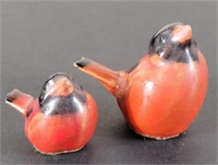 Dissing Keramik Red Bird Figurines (2)