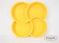 DANSK Yellow 4 Compartment Plastic Tray