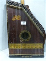 Mandolin Harp - Wood Cracked Front & Back