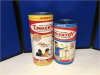 Two Tinkertoy Construction Sets