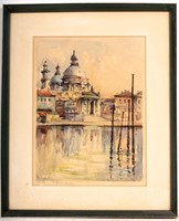 Watercolor of Venice