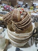 HUGE COLLECTION OF WOVEN BASKETS