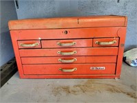 Vintage Tool Box with Contents