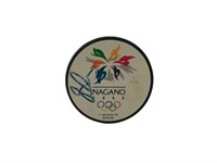 Signed 1998 Japan Olympics hockey puck