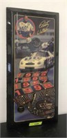 NUMBERED RUSTY WALLACE NASCAR CLOCK