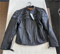 BLACK FIRST CLASSIC MOTOR CYCLE JACKET