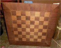 wooden inlay checker board