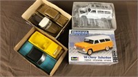 1966 Chevy Suburban & built model kits lot