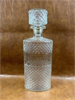 Vintage Bourbon Liquor Glass Bottle