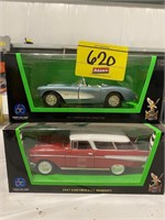 PAIR OF ROAD LEGENDS 1/24 DIECAST CARS