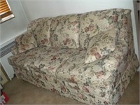 Floral Sofa, 76 inches Long