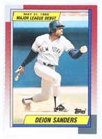 DEION SANDERS BASEBALL CARD