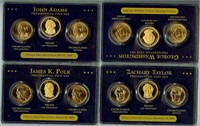 2007,09 Polk Adams Taylor Wash Sets PR/UNC