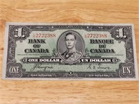 CANADIAN 1937 $1.00 NOTE COYNE-TOWERS