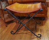 Wrought iron stool